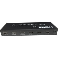 Keepro HDMI 2.0 2x4 Switcher/splitter 4kx2k-60Hz Switcher Splitter