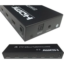 Keepro HDMI 2.0 2x4 Switcher/splitter 4kx2k-60Hz Switcher Splitter