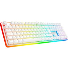 Gamebooster G918 Fire Storm RGB Blue Switch Beyaz Mekanik Gaming Klavye