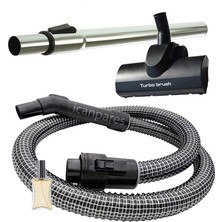 İcanpares Beko Uyumlu Bks 9218 Ekova 9320 9322 Elektrikli Süpürge Boru Turbo Emici Telli Hortum Seti