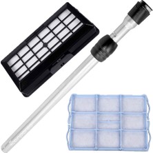 İcanpares Siemens Uyumlu VSZ3XTRM VSZ4GP1266 Süpürge Teleskopik Boru ve Filtre Seti