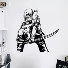 Allfun Anime Duvar Çıkartmaları Pvc Duvar Çıkartmaları Siyah Duvar Kağıdı 55 x 55 cm (Yurt Dışından)