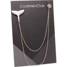 Coolmenclub Balina Kuyruğu Figürlü Ceket Yaka Iğnesi