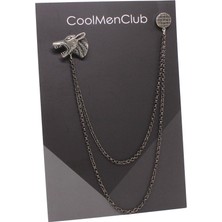 Coolmenclub Kurt Figürlü Ceket Yaka Iğnesi