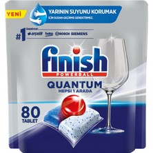 Finish Quantum 80 Kapsül Bulaşık Makinesi Deterjanı Tableti