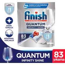 Finish Quantum Infinity Shine 83 Kapsül Bulaşık Makinesi Deterjanı Tableti