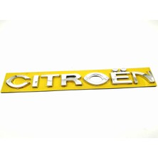 Behin Dizayn CITROEN UYUMLU C5 X7 Bagaj Yazısı 225mm-30mm