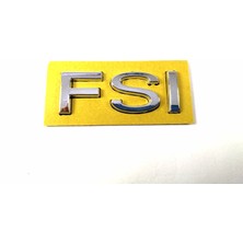 Behin Dizayn VOLKSWAGEN UYUMLU FSI Bagaj Yazısı 45mm-17mm