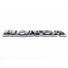 Behin Dizayn HONDA UYUMLU Bagaj Yazısı Kromaj 145mm-18mm 98-2002