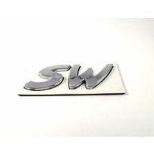 Behin Dizayn PEUGEOT UYUMLU sw Bagaj Yazısı 65mm-25mm