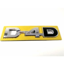 Behin Dizayn TOYOTA UYUMLU D4D Bagaj Yazısı Siyah 98mm-22mm