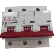 Makel 3X100 A C Tipi Otomat Makel