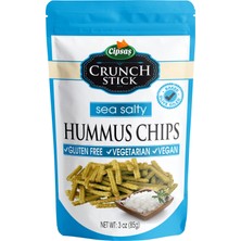 Cipsaş Crunch Stick Deniz Tuzlu Vegan Glütensiz Zeytinyağlı Fırınlanmış Nohut Cipsi (Hummus Chips)