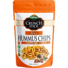 Cipsaş Crunch Stick Baharat Aromalı Vegan Glütensiz Zeytinyağlı Fırınlanmış Nohut Cipsi (Hummus Chips)