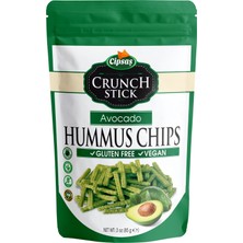 Cipsaş Crunch Stick Avokado Aromalı Vegan Glütensiz Zeytinyağlı Fırınlanmış Nohut Cipsi (Hummus Chips)