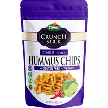 Cipsaş Crunch Stick Acı Biber & Misket Limonu Aromalı Vegan Glütensiz Zeytinyağlı Fırınlanmış Nohut Cipsi (Hummus Chips)