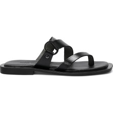 Nine West Tanye 2fx Siyah Kadın Düz Terlik