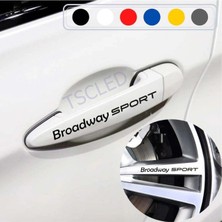 Oto Broadway Için Kapı Kolu ve Jant Sticker