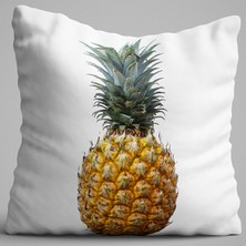 Cango Home Ananas Özel Tasarım Yastık Çift Taraflı Kırlent Kılıfı - OTYK572-CT
