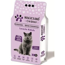 Magicsand Cat Litter Lavanta Kokulu Kedi Kumu Ince Taneli 10 Lt