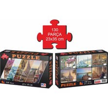 Elux Puzzle Galata Kulesi Manzara 130 Parça - 23X35 Cm-