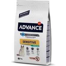 Advance Sensitive Somonlu Kısırlaştırılmış Hassas Kedi Maması 3 kg
