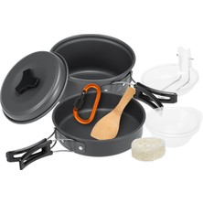 Beauty Life 10 Adet Kamp Tencere Karışıklık Kiti Cookset Açık Pişirme (Yurt Dışından)