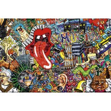 Captain Albatross Captainalbatross Grafiti Sokak Sanatı 1000 Parça Puzzle