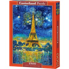 Castorland 1500 Parça Paris'te Kutlama Puzzle