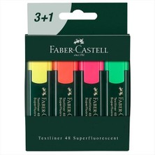 Faber-Castell Faber-Castell Fosforlu Kalem 3+1 4 Renk 1548