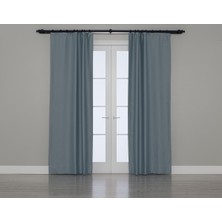 Gauze Fabric Design Blackout Karartma Özellikli Perde Mint Rengi