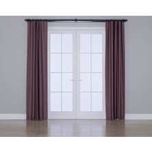 Gauze Fabric Design Blackout Karartma Özellikli Perde Gül Kurusu