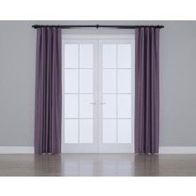 Gauze Fabric Design Blackout Karartma Özellikli Perde Lila