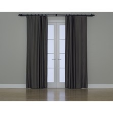 Gauze Fabric Design Blackout Karartma Özellikli Perde Açık Antresit