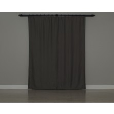 Gauze Fabric Design Blackout Karartma Özellikli Perde Açık Antresit