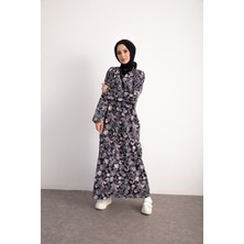 Defka Şal Desen Namaz Elbisesi