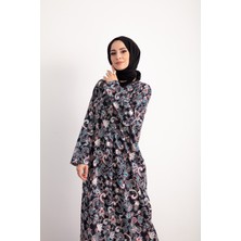 Defka Şal Desen Namaz Elbisesi