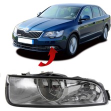 Gkl Skoda Süperb Sol Sis Farı Beyaz 2012-2015 3T0941701