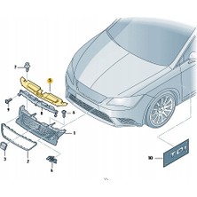 Gkl Seat Leon Ön Panel Üst Plastiği 2016-2019 5F0853655B