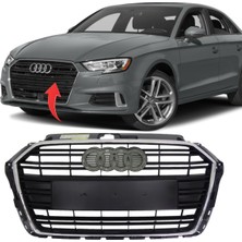 Gkl Audi A3 Sedan-Hb Ön Panjur 2017-2020 8V3853651AA