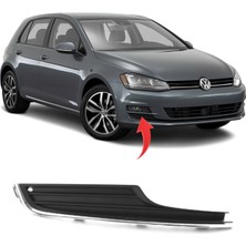 Gkl Vw Golf 7 Sağ Tampon Kapağı Nikelajlı 2013-2017 5G0854662