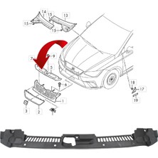 Gkl Seat Ibiza Ibiza Fr Ön Panel Üst Plastigi 2018 Sonrası 6F0853655C