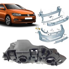 Gkl Vw Polo Sağ Ön Tampon Braketi 2018 Sonrası 2G0807184