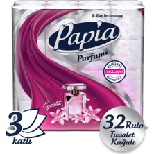 Papia Tuvalet Kağıdı (3 Katlı) 32'li Pk Egzotik Parfümlü (2 Li Set)