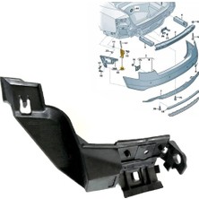 Gkl Audi A4 Sol Arka Tampon Braketi 2009-2012 8K5807889