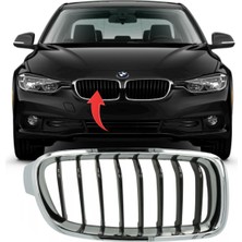 Gkl Bmw 3 Serisi F30 Ön Panjur Krom Çerçeve Siyah Sağ 2012-2019 51137260498