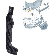 Gkl Audi A4 Sağ Ön Çamurluk Braketi 2005-2009 8E0807204B