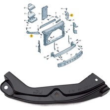 Gkl Skoda Fabia 2015-2019 Sağ Far Alt Sacı 6V0805932
