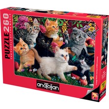 Anatolian 260 Parçalık Puzzle / Oyuncu Kediler - Kod 3327