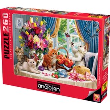 Anatolian 260 Parçalık Puzzle / Enerjik Kediler - Kod 3336